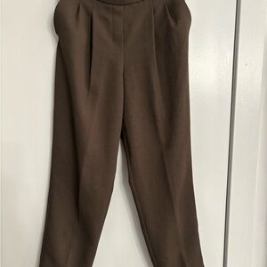 Babaton - Brown Pleated Trousers - Size 0